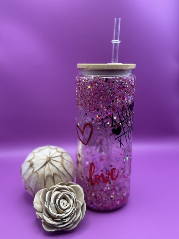 Verre Snowglobe Amour – Image 3