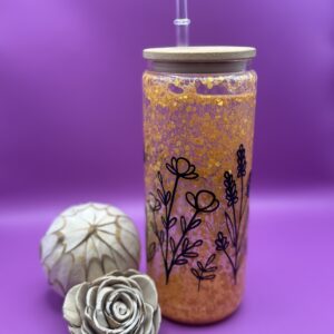 Verre Snowglobe Printemps