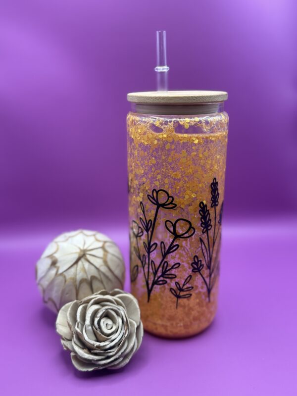 Verre Snowglobe Printemps