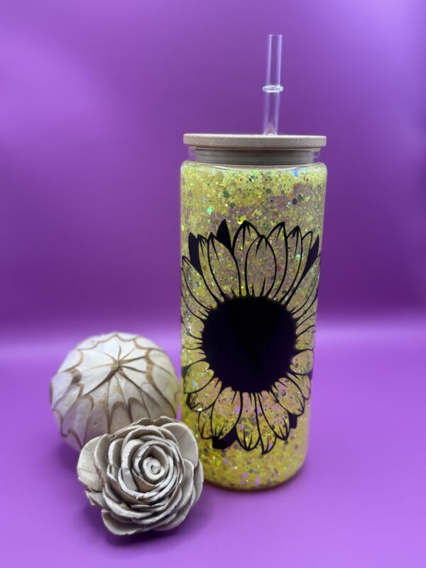 Verre Snowglobe Tournesol